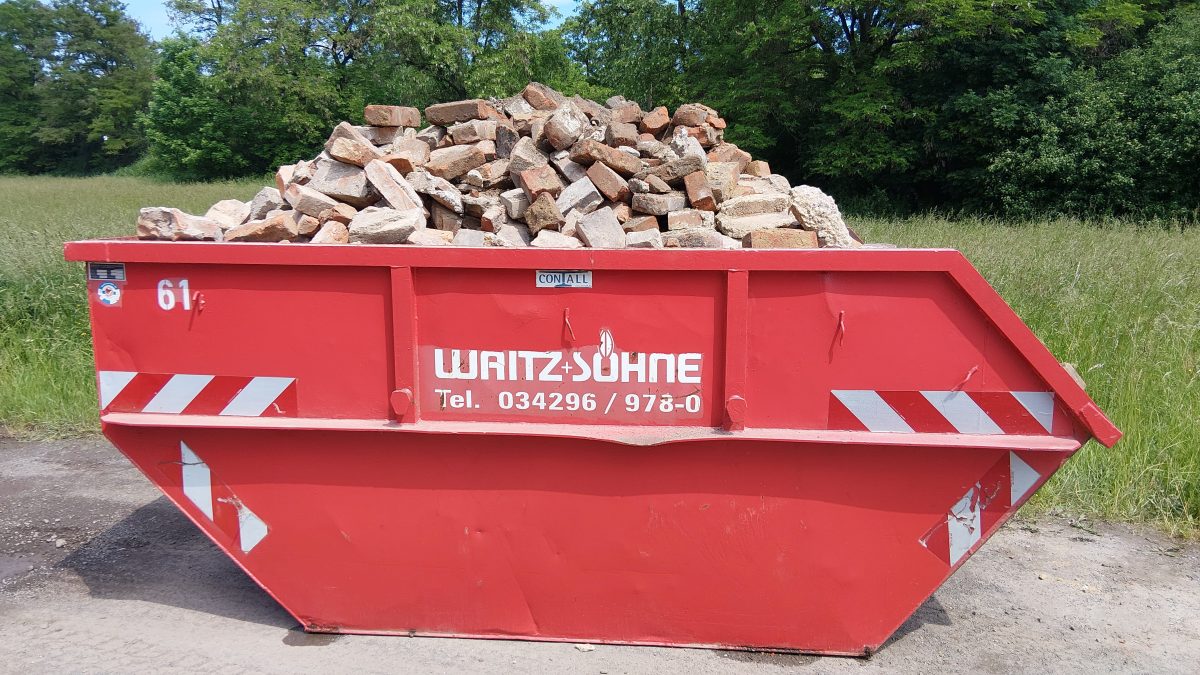 Falsch beladener Container – Beispiel 2
