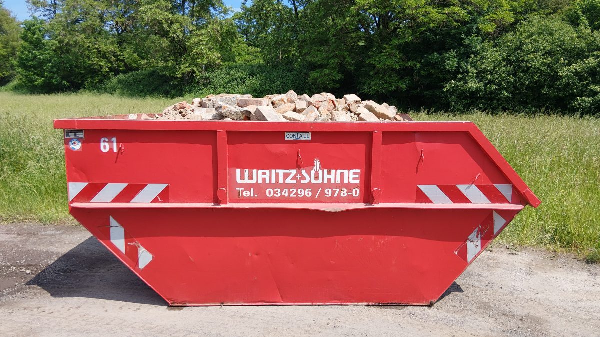 Richtig beladener Container – Beispiel 2